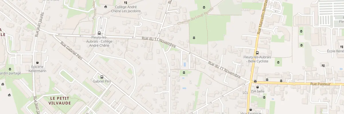 Plan du 16 Rue Anatole France à Fleury-les-Aubrais