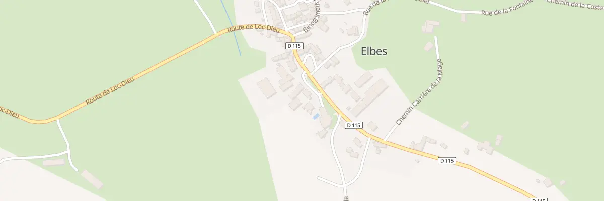 Plan du 5284 Elbes à Martiel