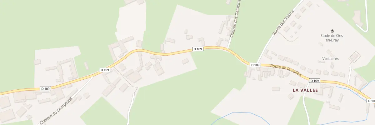 Plan du 1042 Rte de la Vallée à Ons-en-Bray