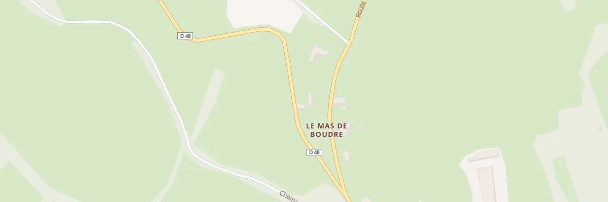 Plan du 5030 Mas de Boudre à Issepts