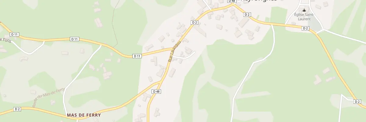 Plan du 5289F Lauzidou à Reyrevignes