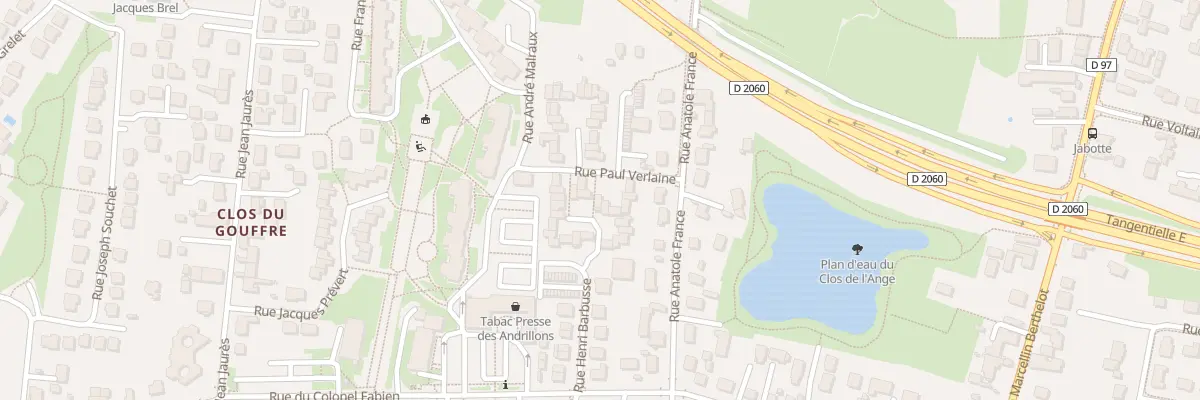 Plan du 11 Rue Paul Verlaine à Fleury-les-Aubrais