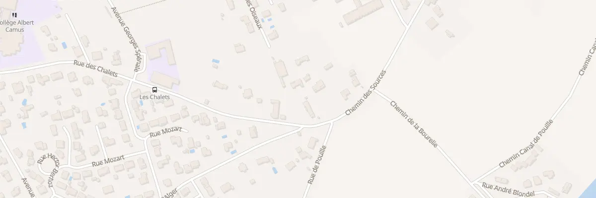 Plan du 95 Rue des Chalets à Gaillac