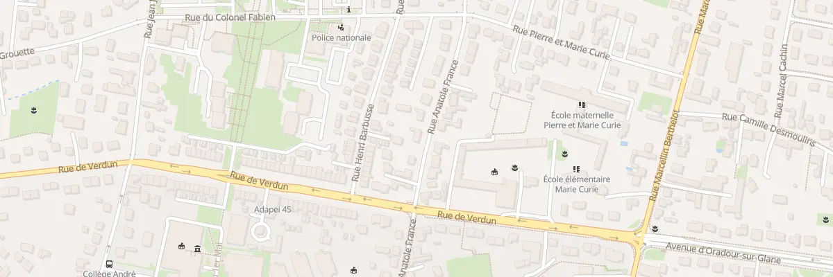Plan du 61 Rue Anatole France à Fleury-les-Aubrais