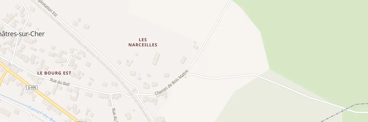 Plan du 9B Che de Bois-maître à Châtres-sur-Cher