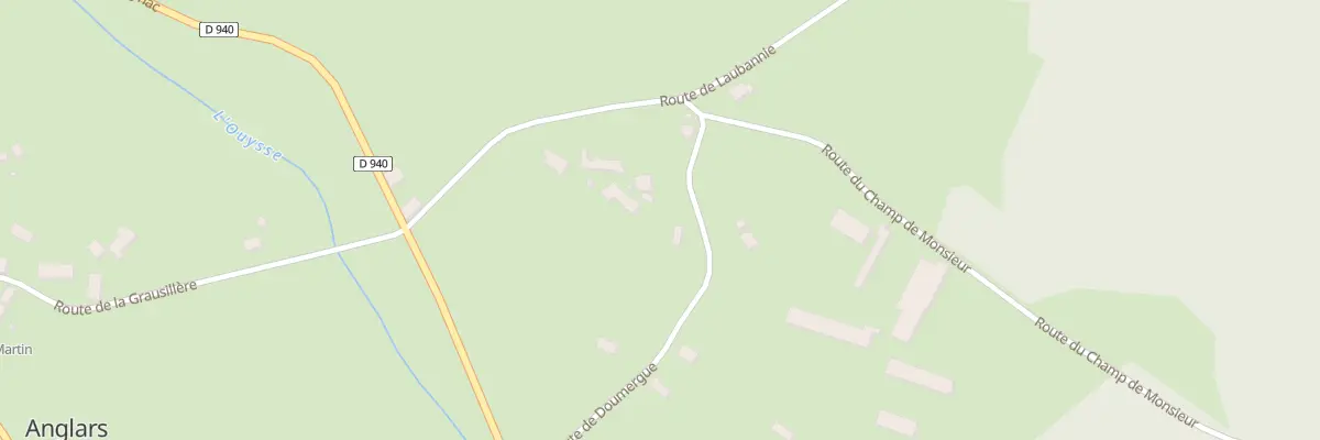 Plan du 271 Rte de Doumergue à Anglars