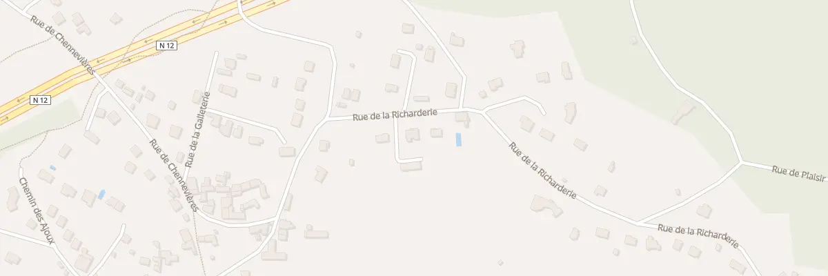 Plan du 4A Rue de la Richarderie à Jouars-Pontchartrain