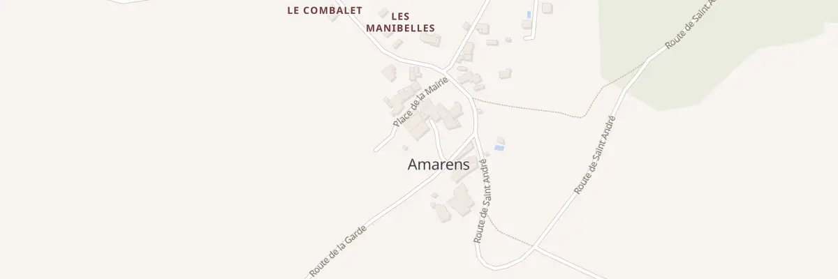 Plan du 5003 Amarens à Amarens