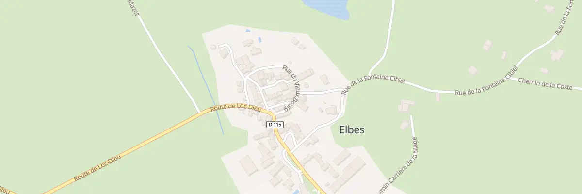 Plan du 5295A Elbes à Martiel