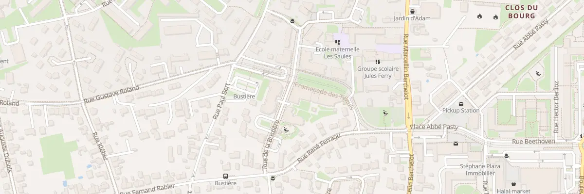 Plan du 1 Prom des Tilleuls à Fleury-les-Aubrais