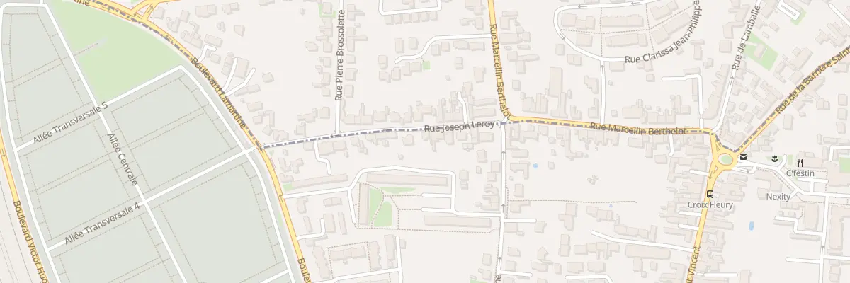 Plan du 13 Rue Joseph Leroy à Orléans
