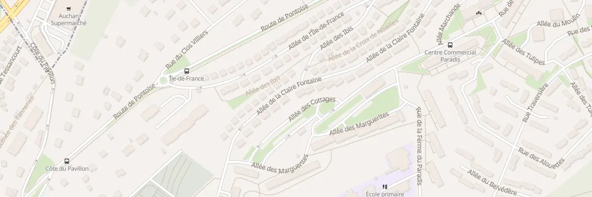 Plan du 20 All des Cottages à Meulan-en-Yvelines