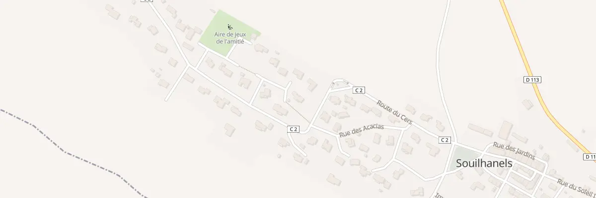 Plan du 13 Pl de la Montagne Noire à Souilhanels
