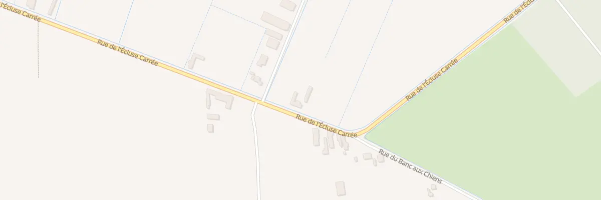 Plan du 1458 Rue de l’Ecluse Carrée aux Attaques