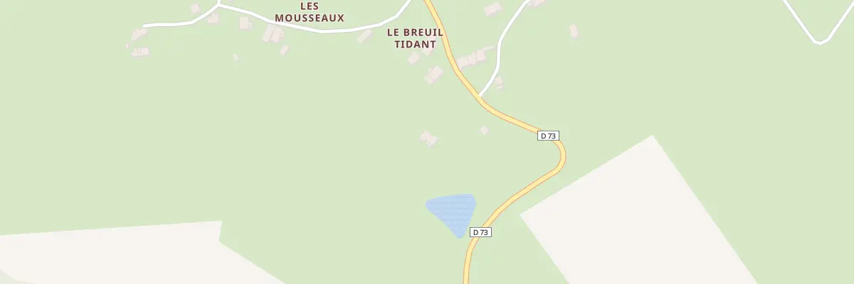 Plan du 8 Le Breuil Thidant à Chassignolles