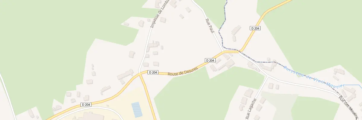Plan du 39 Rte de Lottinghen à Vieil-Moutier