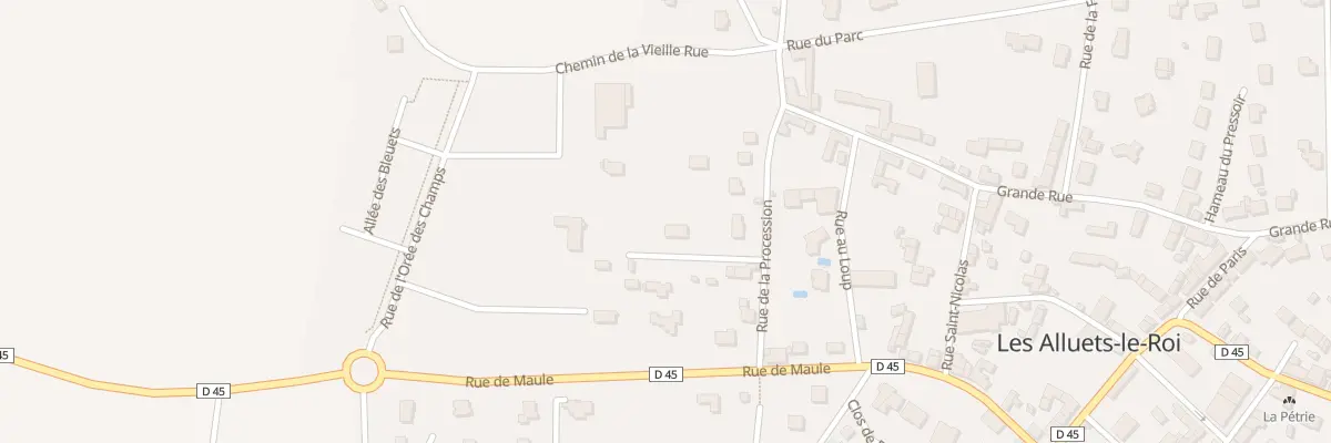 Plan du 9 Rue de la Procession aux Alluets-le-Roi