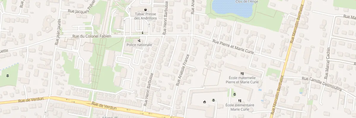 Plan du 69 Rue Anatole France à Fleury-les-Aubrais