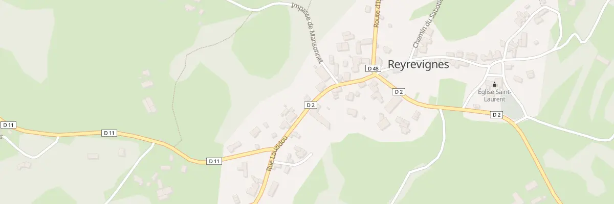 Plan du 5007 Reyrevignes Place Haute à Reyrevignes