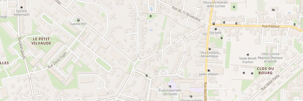 Plan du 20 Rue Gustave Roland à Fleury-les-Aubrais