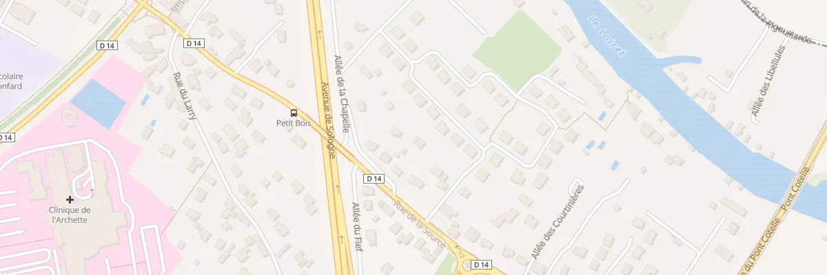 Plan du 1139 Rue de la Source à Olivet