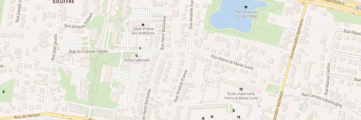 Plan du 75 Rue Anatole France à Fleury-les-Aubrais