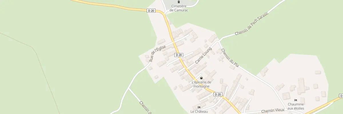 Plan du 11 Rte de Comus à Camurac