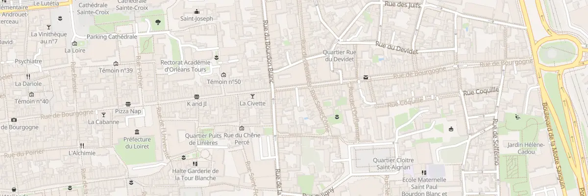 Plan du 103 Rue de Bourgogne à Orléans
