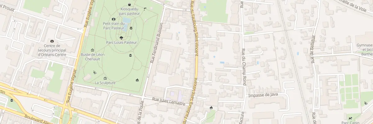 Plan du 35 Rue du Faubourg Saint-Vincent à Orléans