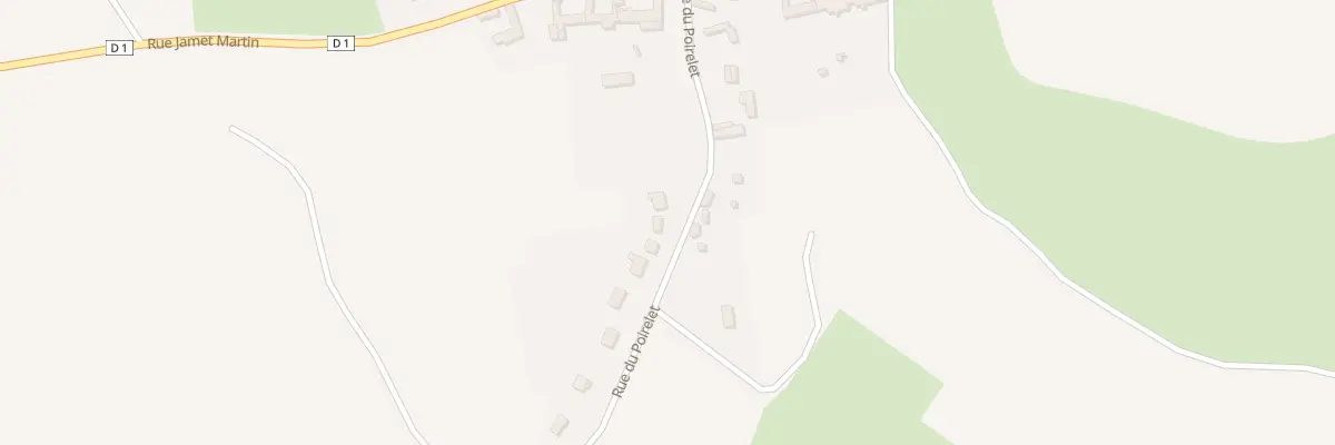 Plan du 10 Rue du Poirelet à Hodenc-en-Bray