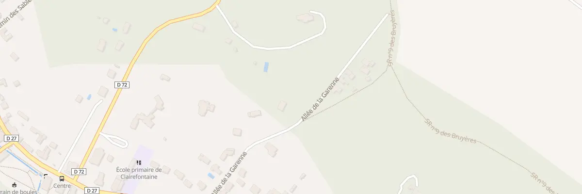 Plan du 8 All de la Garenne à Clairefontaine-en-Yvelines