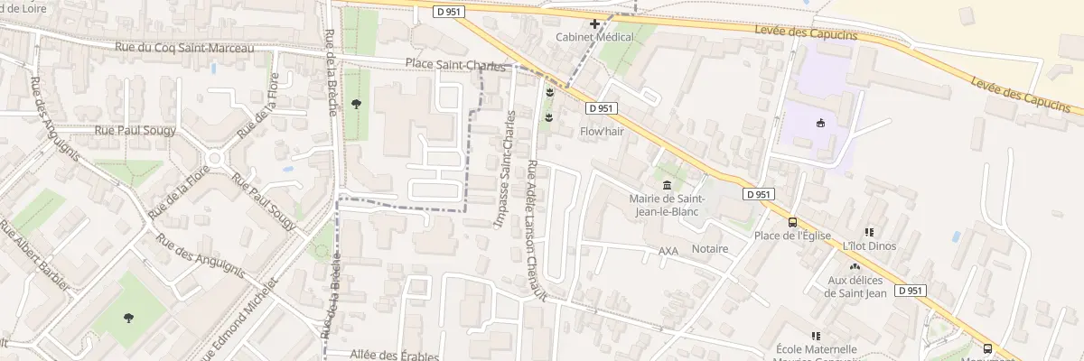 Plan du 7 Rue Adèle Lanson Chenault à Saint-Jean-le-Blanc