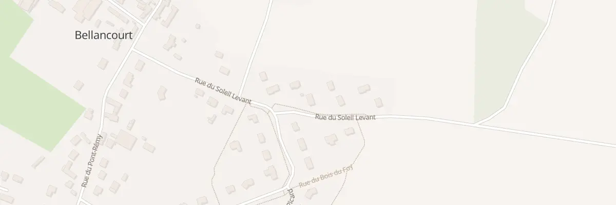 Plan du 10 Rue du Soleil Levant à Bellancourt