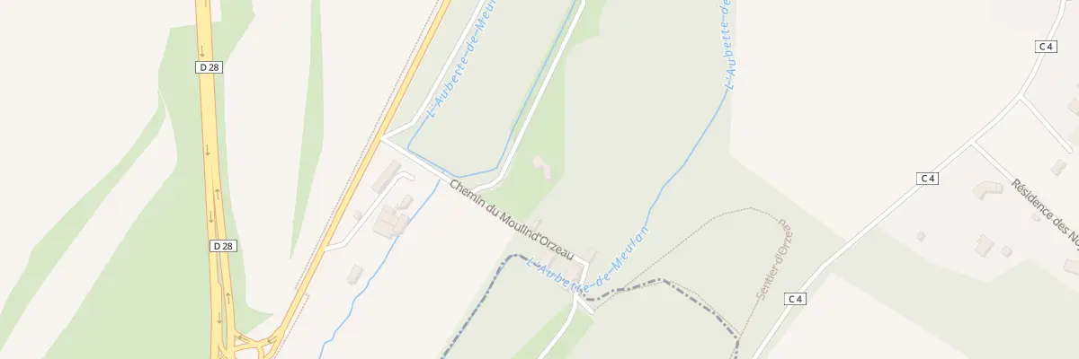 Plan du 5073 Che d’Orzeaux à Tessancourt-sur-Aubette