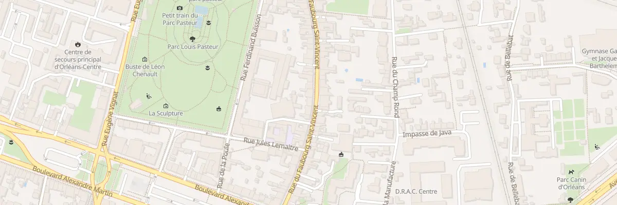 Plan du 31 Rue du Faubourg Saint-Vincent à Orléans