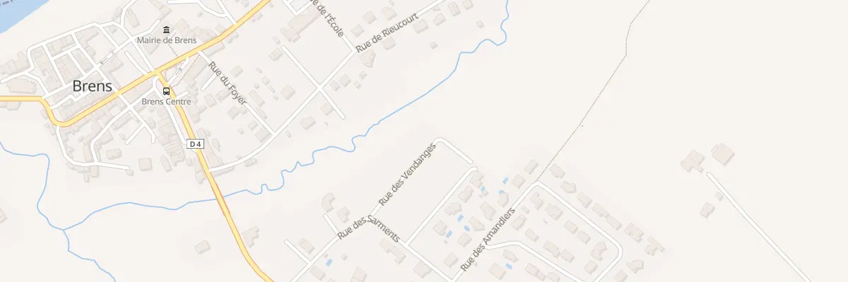 Plan du 11 Rue des Vendanges à Brens