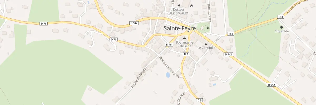 Plan du 4 Rte de Meyrat à Sainte-Feyre