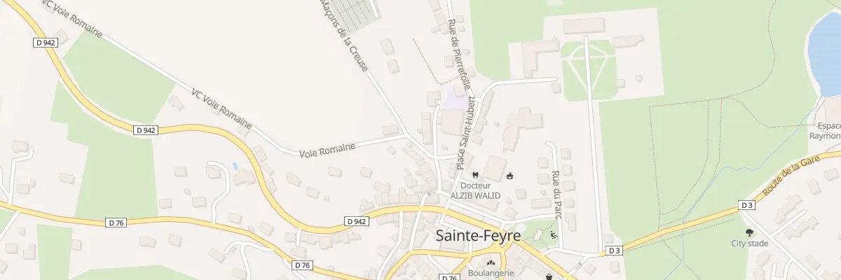 Plan du 3 Rue des Menuisiers à Sainte-Feyre