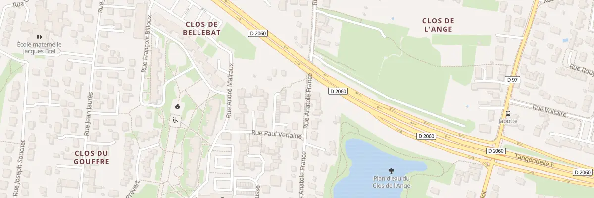 Plan du 97 Rue Anatole France à Fleury-les-Aubrais