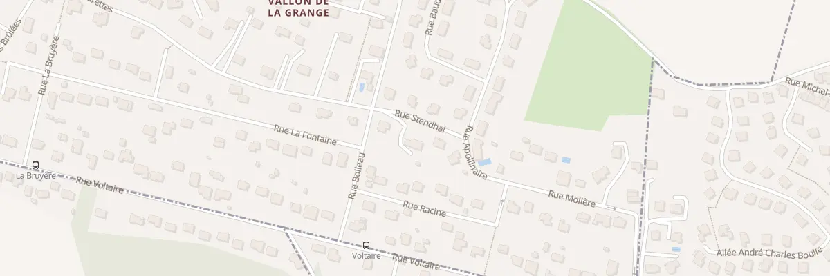 Plan du 10 Rue Boileau à Saint-Germain-de-la-Grange