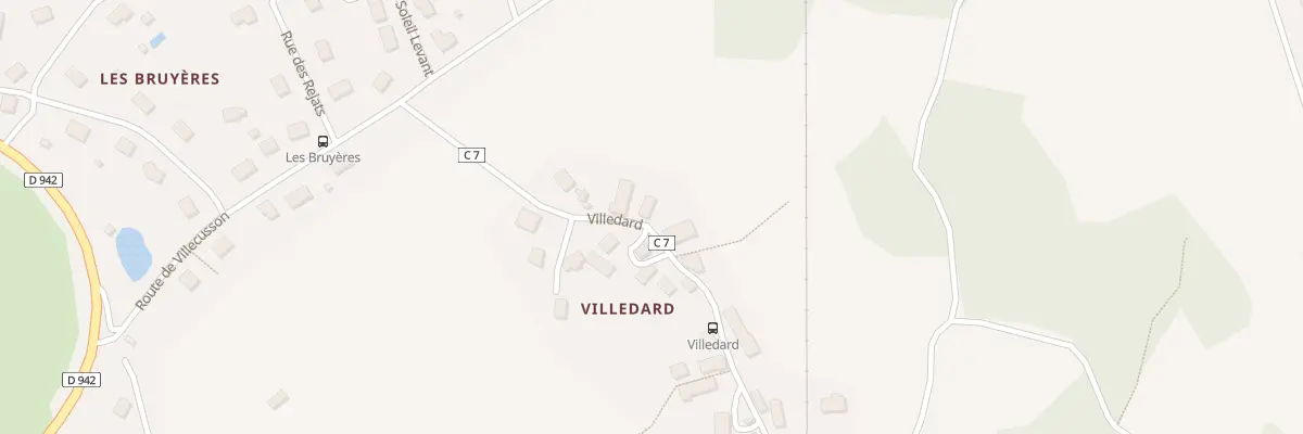 Plan du 6 Villedard à Sainte-Feyre