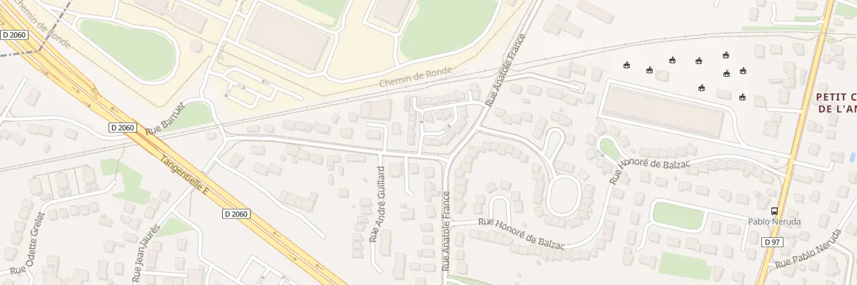 Plan du 129 Rue Anatole France à Fleury-les-Aubrais