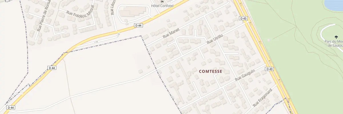 Plan du 28 Rue Utrillo aux Mureaux