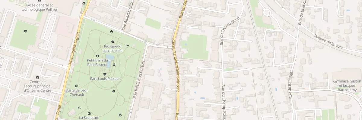 Plan du 68 Rue du Faubourg Saint-Vincent à Orléans