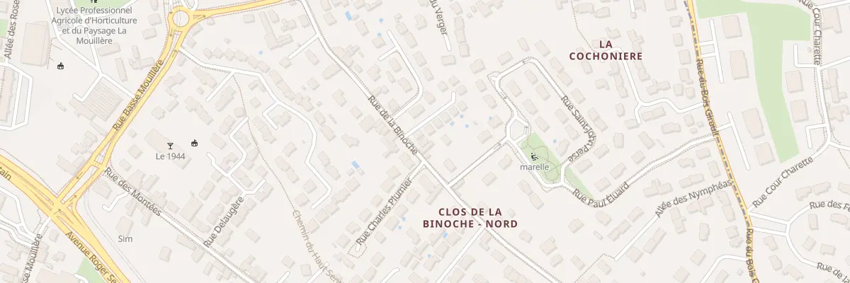 Plan du 11 Rue de la Binoche à Orléans