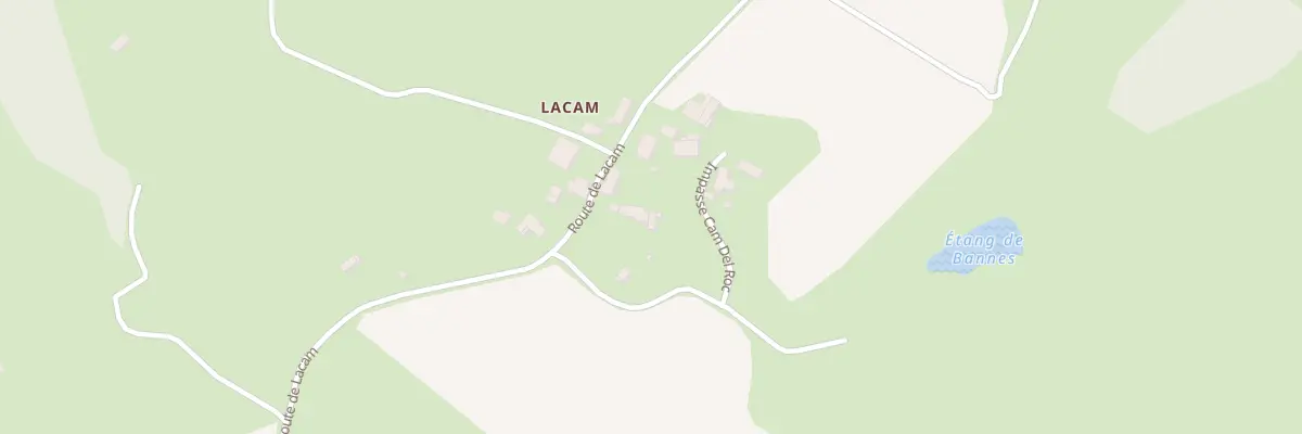 Plan du 5032A Lacam à Bannes