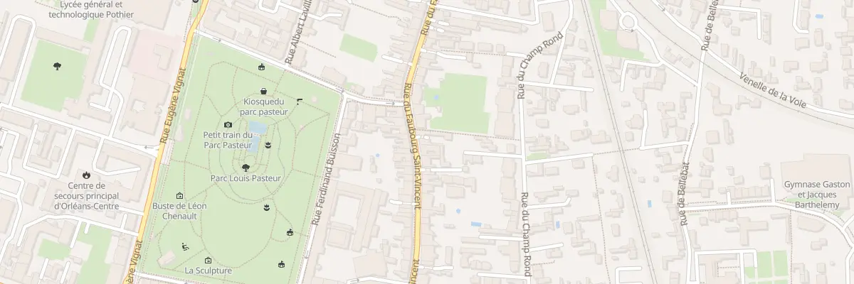 Plan du 66 Rue du Faubourg Saint-Vincent à Orléans