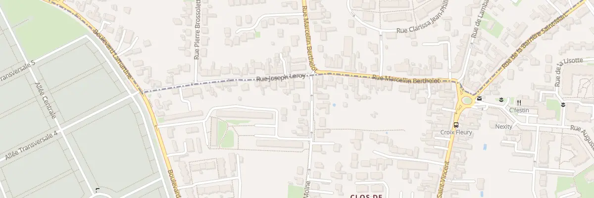 Plan du 39 Rue Moine à Orléans