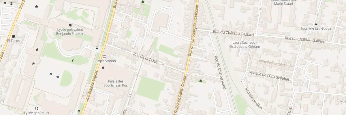 Plan du 115 Rue du Faubourg Saint-Vincent à Orléans
