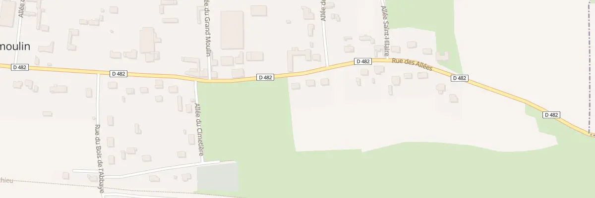 Plan du 305 Rue des Allées à Neufmoulin
